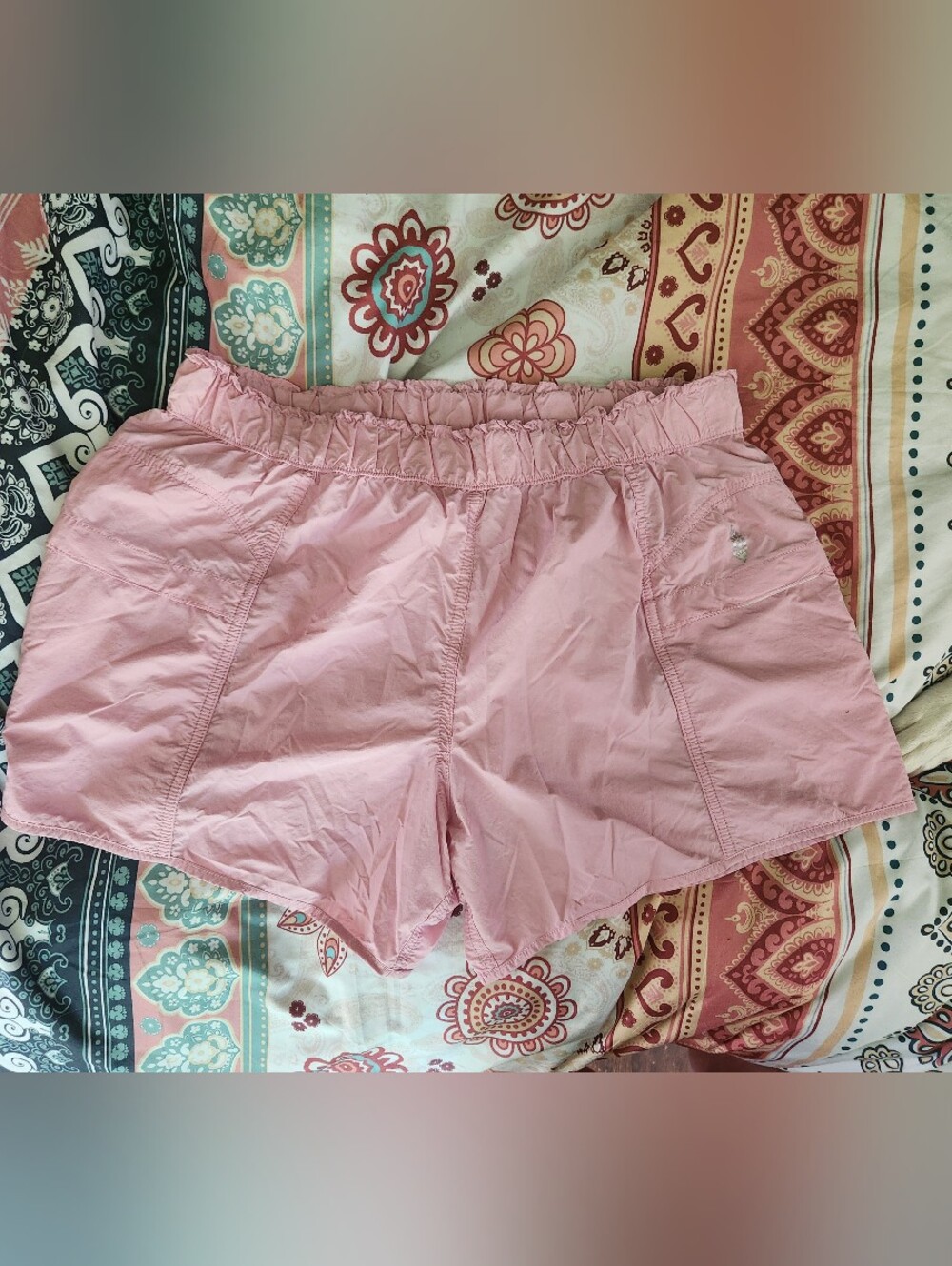Free People Stawberry Milkshake Pink Shorts